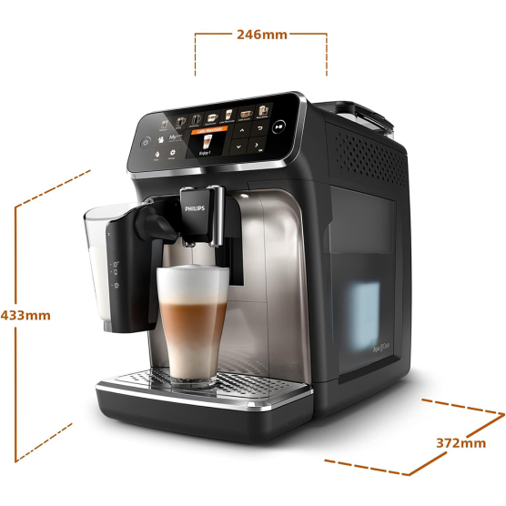 Philips 5400 Series Fully Automatic Espresso Machine - LatteGo